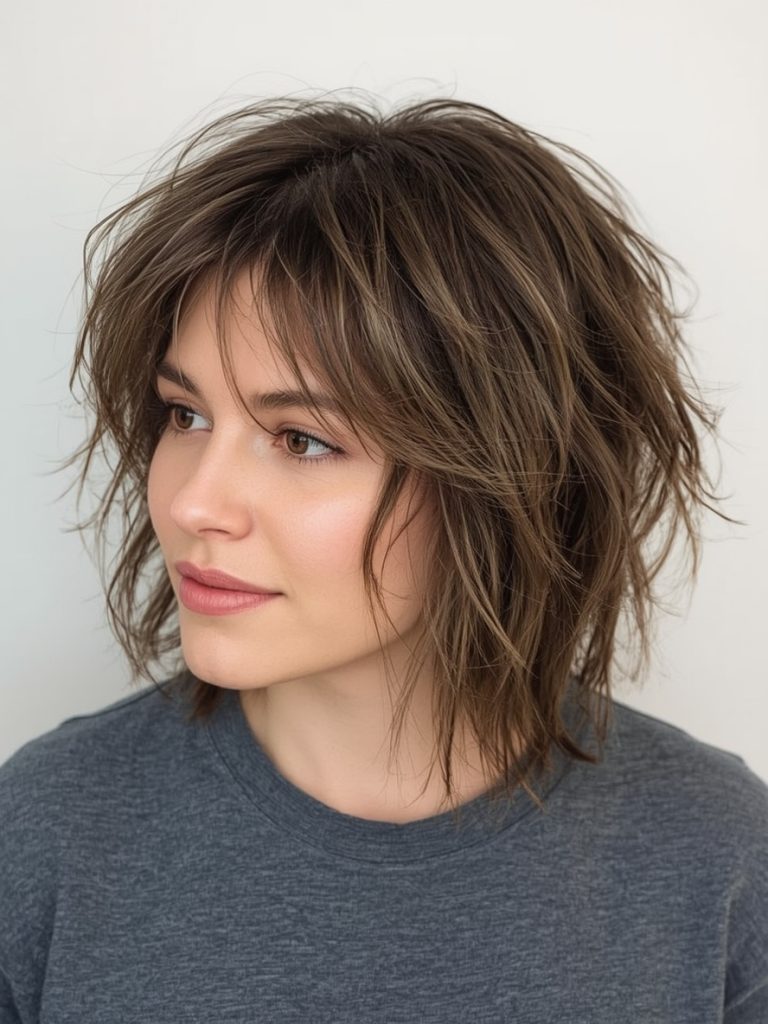 The Long Bob with Bangs for Thin Hair Older Women
