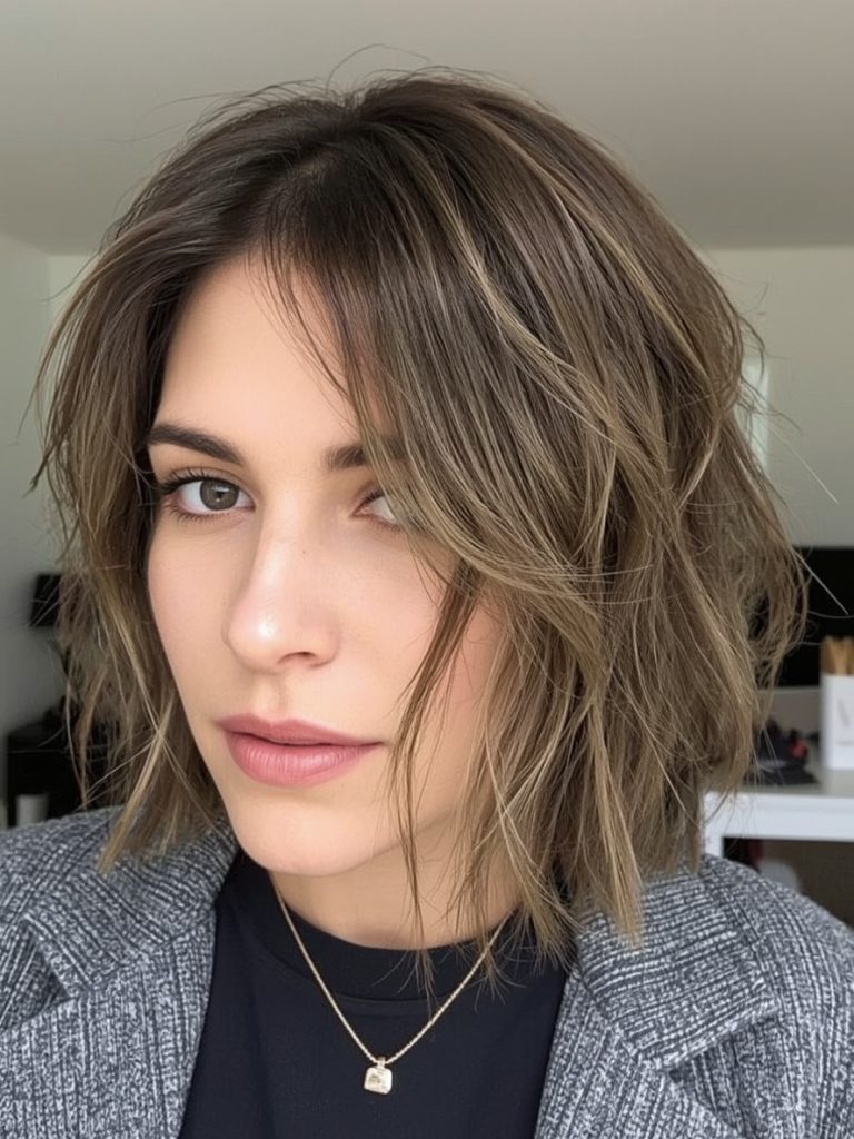 The Sleek Bob for Thin Hair Older Women