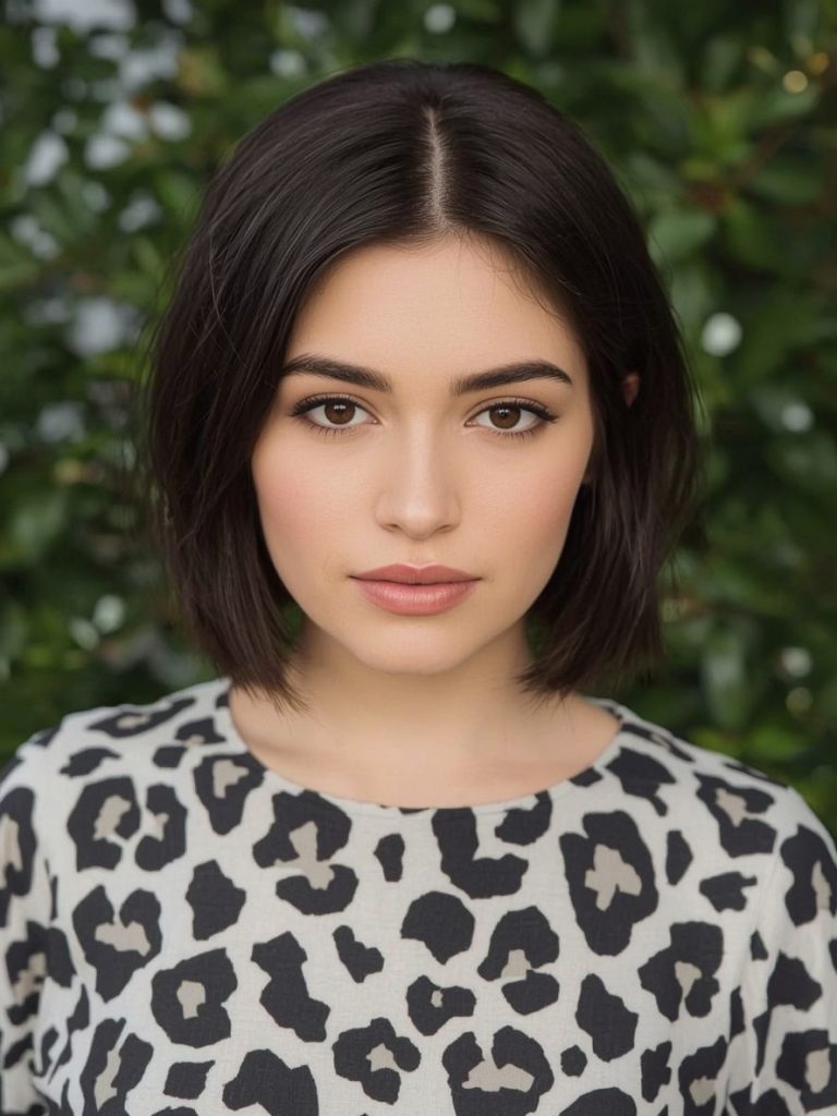 The Side-Swept Bang Bob for Thin Hair Older Women
