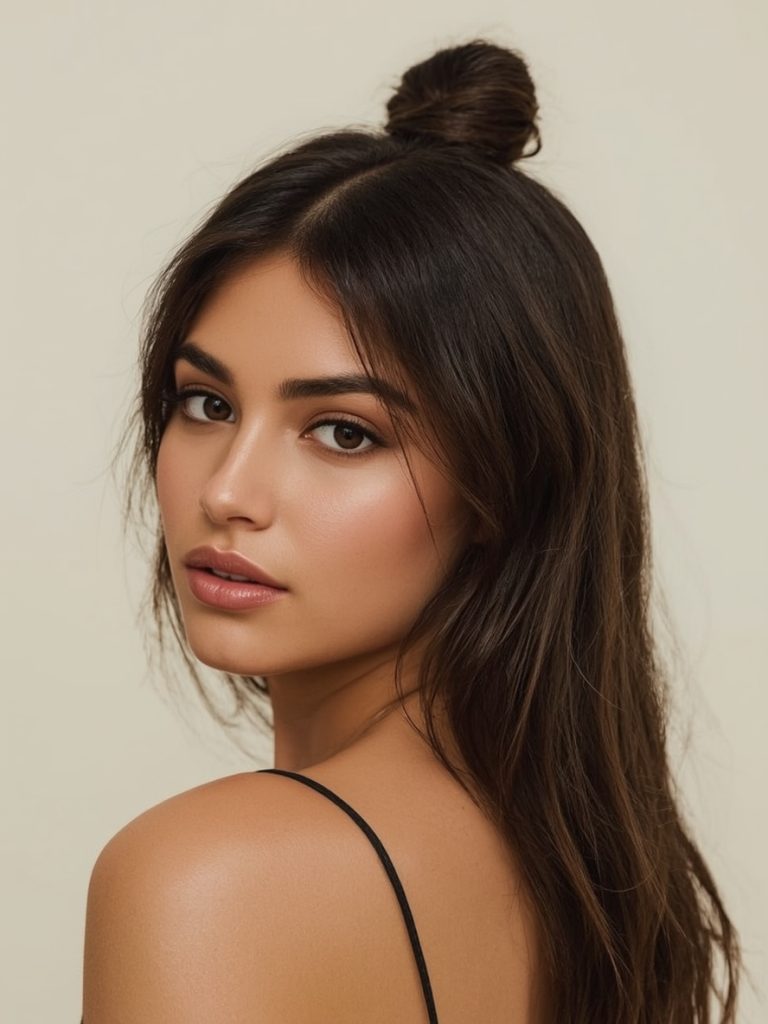 Butterfly Haircut With Defined Waves for Long Hair on a Round Face