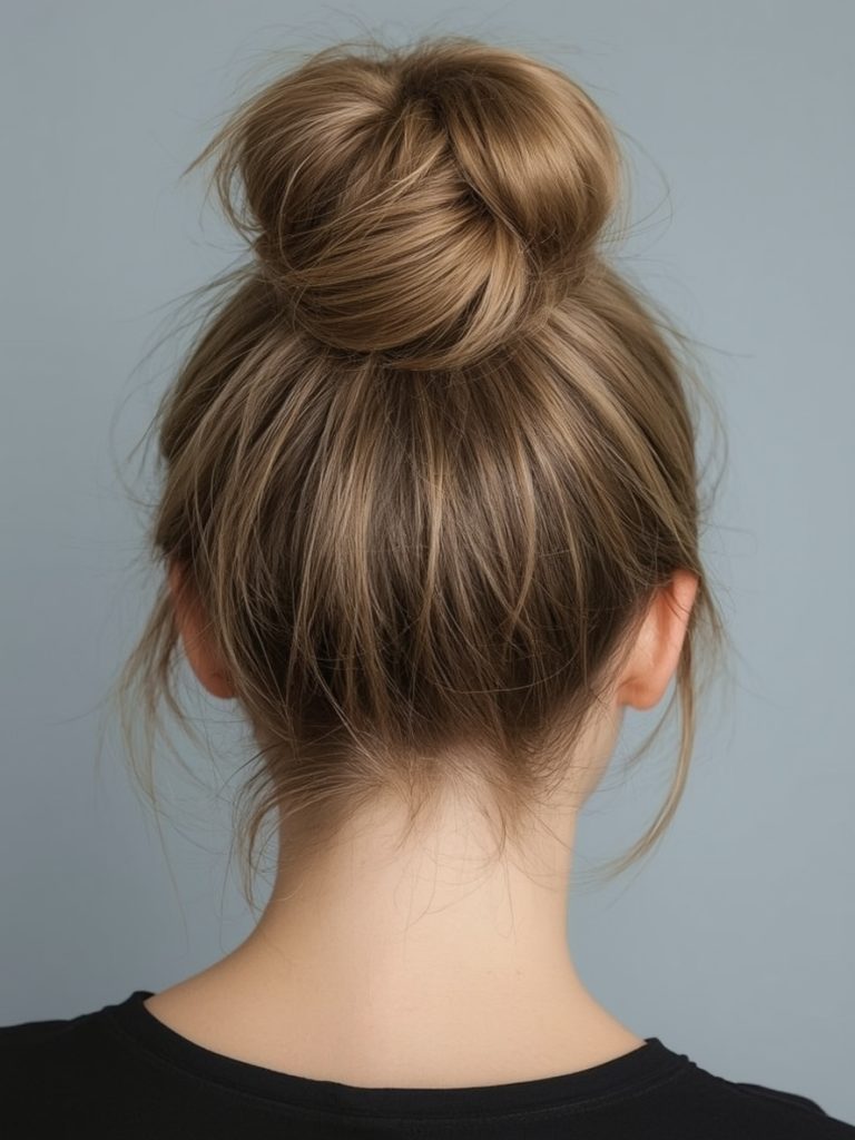 Hairstyles For Thin Fine Hair Over 60: The Half-Up Half-Down Style