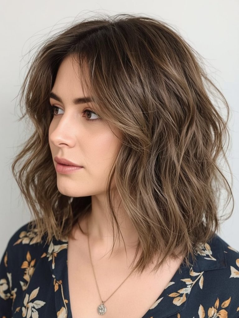The Curly Bob for Thin Hair Older Women