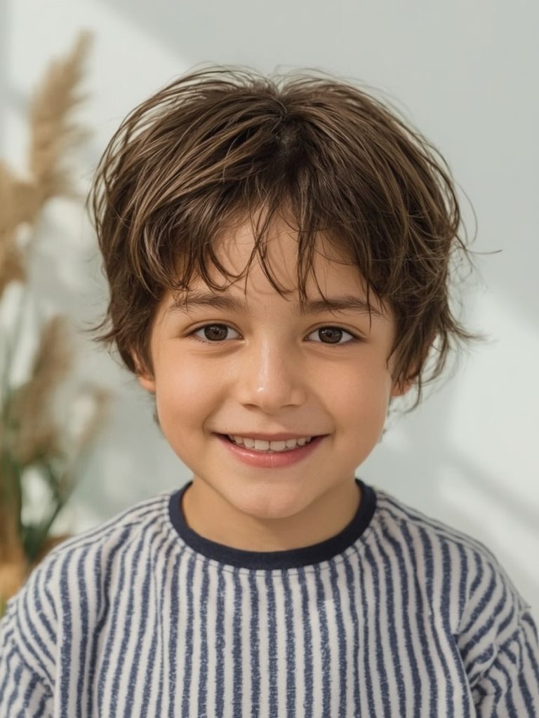 Boys Summer Haircut: The Modern Mullet