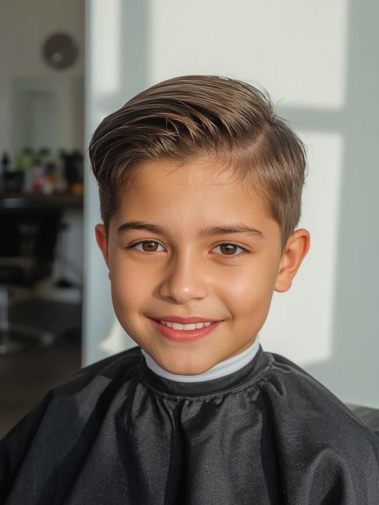 Boys Summer Haircut: The Side Swept Fringe