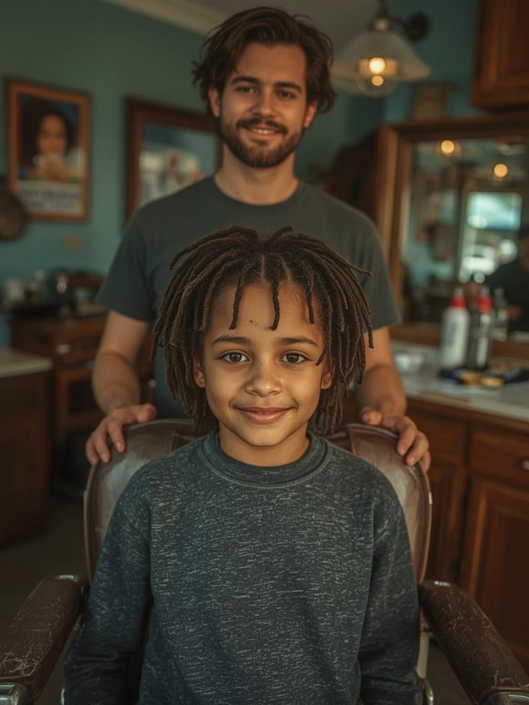 Boys Summer Haircut: The Slick Back