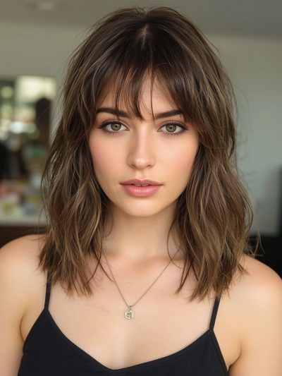 Shoulder Length Soft Waves for Thin Fine Hair