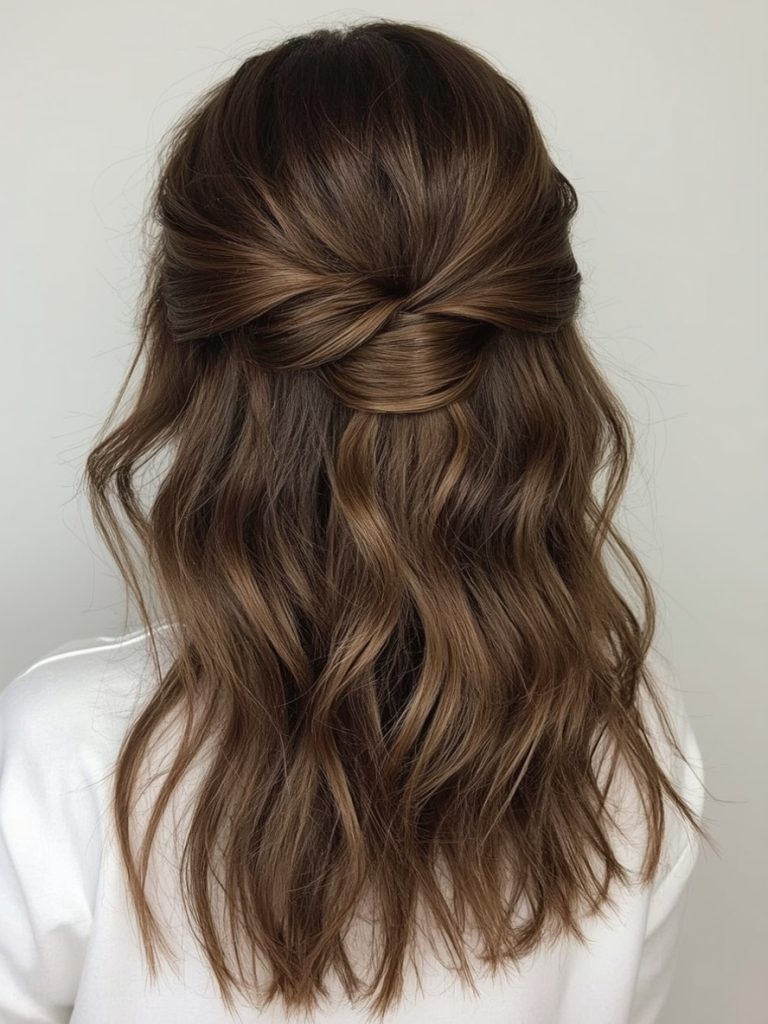 Brunette Summer Hair 2025: Ash Brown with Silver Highlights