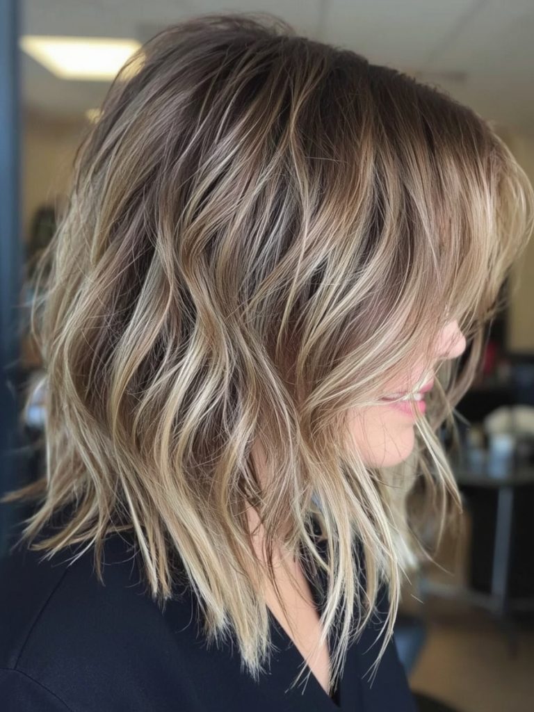 Hairstyles For Thin Fine Hair Over 60: The Tousled Waves