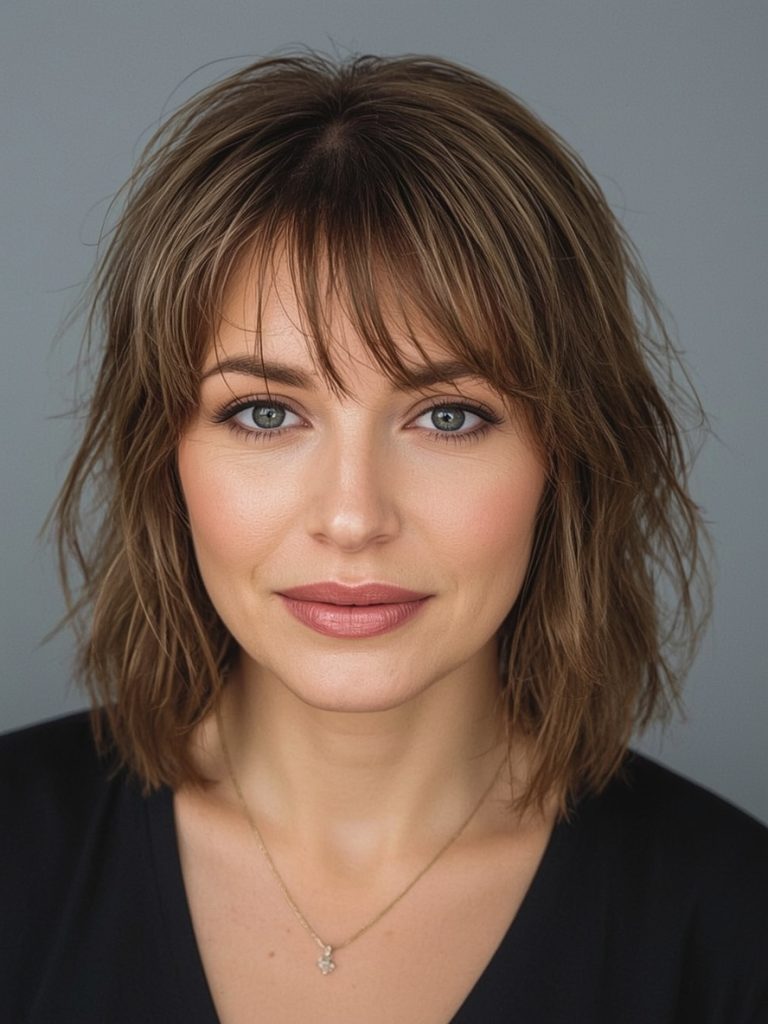 Hairstyles For Thin Fine Hair Over 60: The Balayage Bob