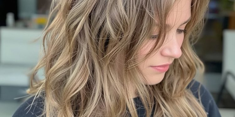 Teddy Bronde Hair Colour: Face-Framing Highlights