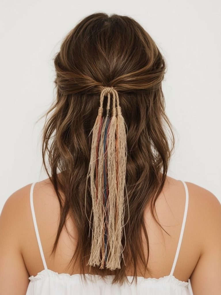 Hair Wrap Designs : The Beaded Cascade