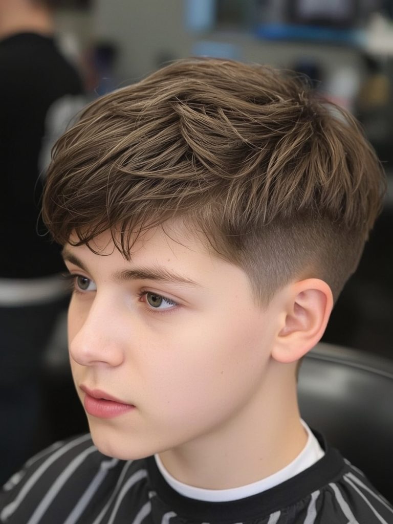 Boys Summer Haircut: The Swept Back