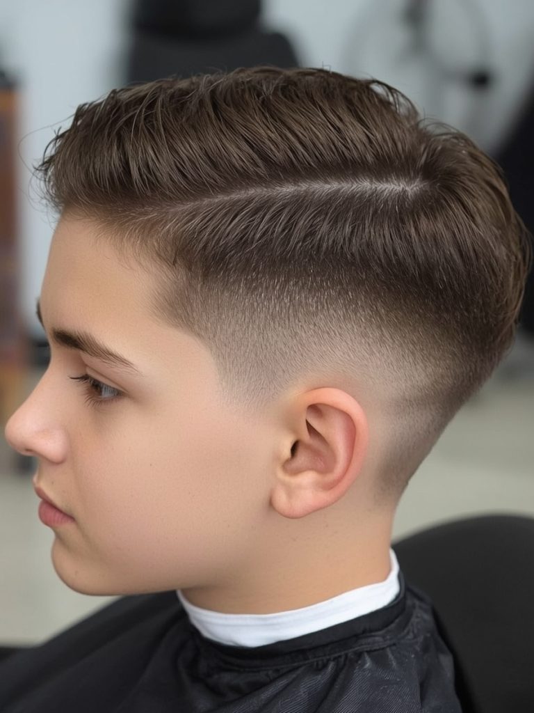 Boys Summer Haircut: The Undercut
