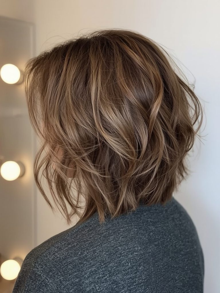 The Blunt Bob for Thin Hair Older Women