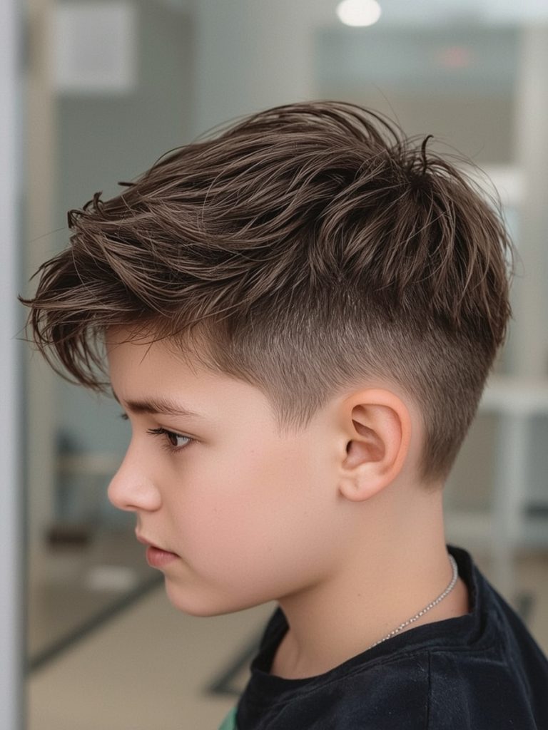 Boys Summer Haircut: The Long on Top, Short on Sides