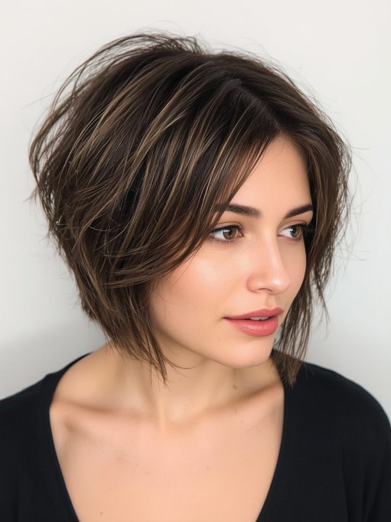 Asymmetrical Bob Haircuts For Thin Fine Hair