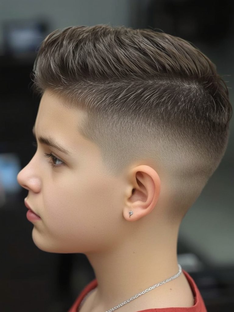 Boys Summer Haircut: The Side Part