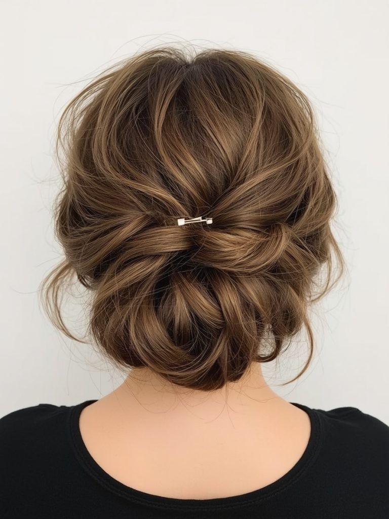 Sleek & Straight Butterfly Haircut for Long Hair on a Round Face