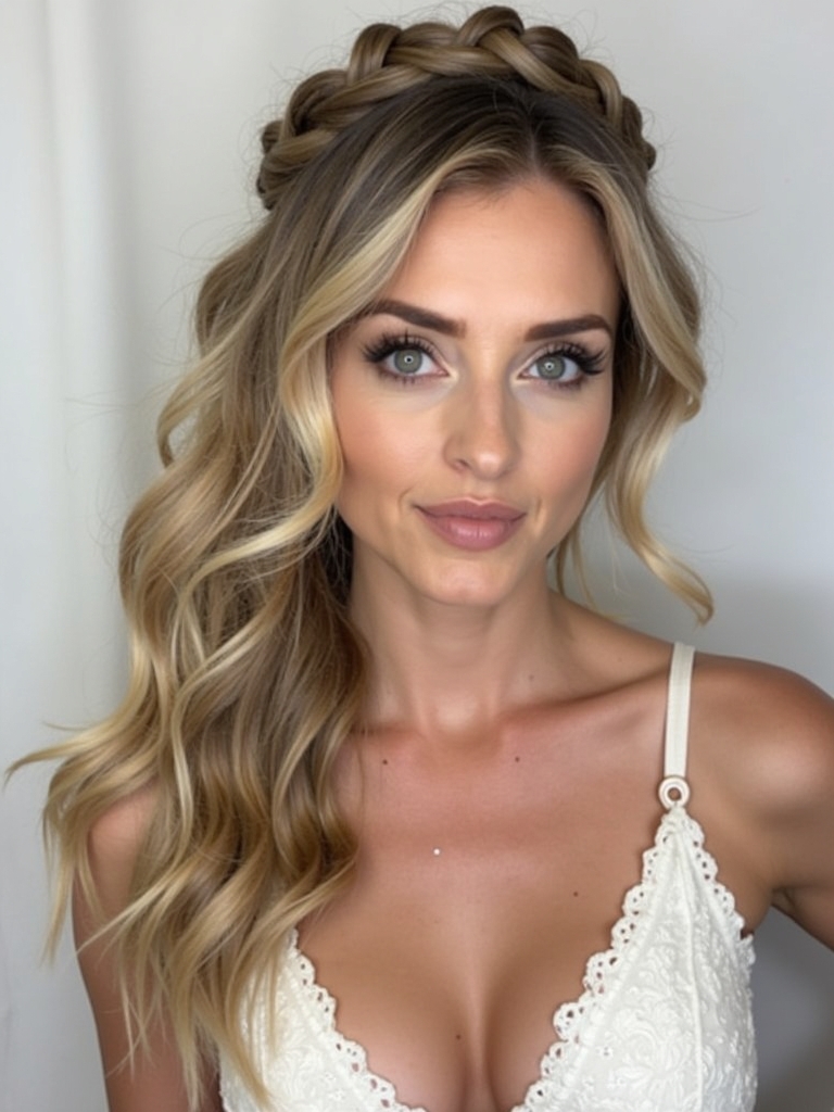 Hairstyles For Thin Fine Hair Over 60: Neck-Length Blunt Bob with a Center Part