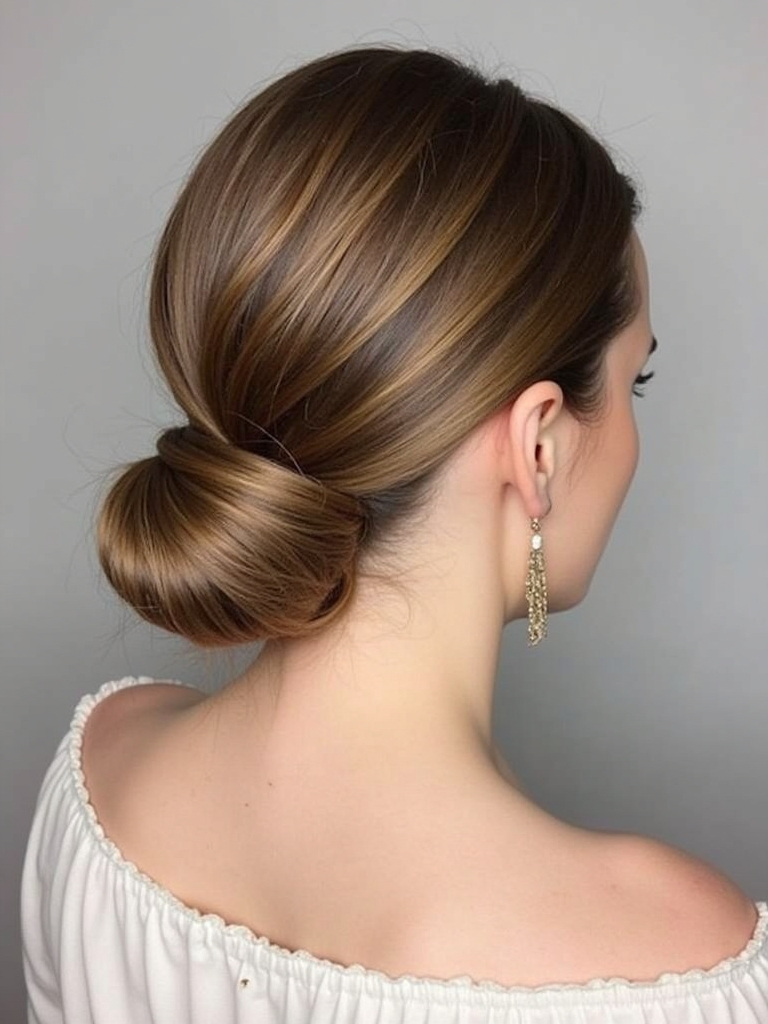 Hairstyles For Thin Fine Hair Over 60: Flipped Bob with Root Volume