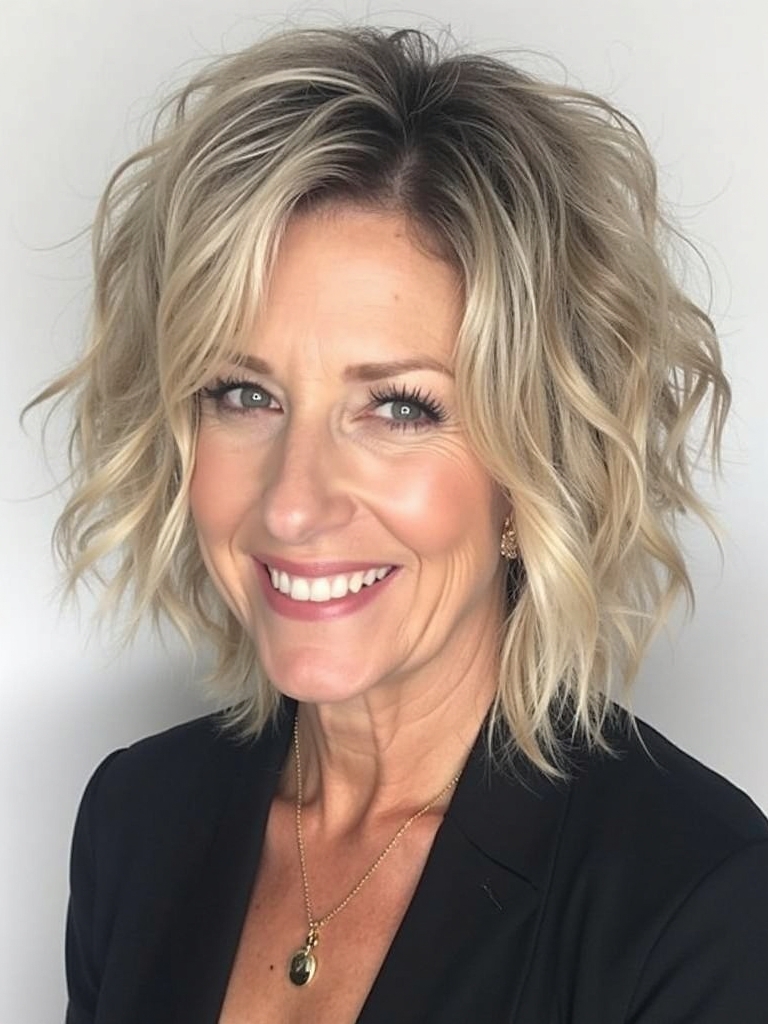 Hairstyles For Thin Fine Hair Over 60: Sleek and Straight with Volume at the Crown