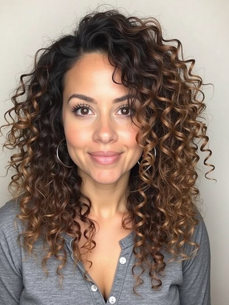 Hairstyles For Thin Fine Hair Over 60: Wispy Bangs with a Shoulder-Length Cut