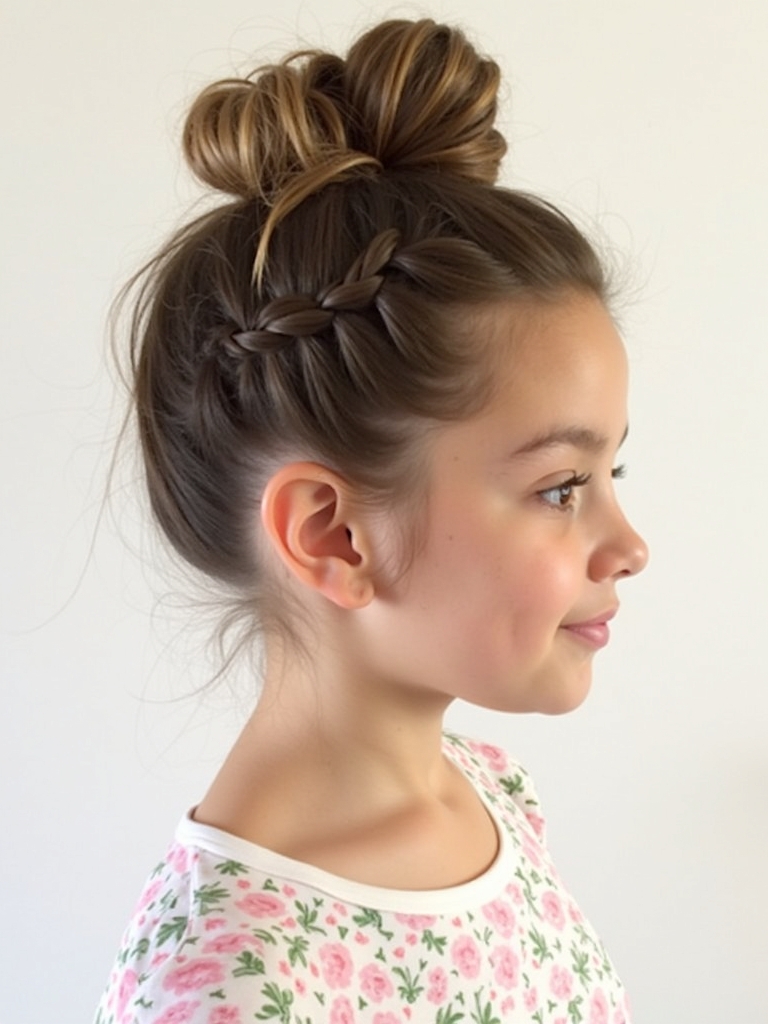 Cute Easy Hairstyles: Mini Braids Accenting Down Hair