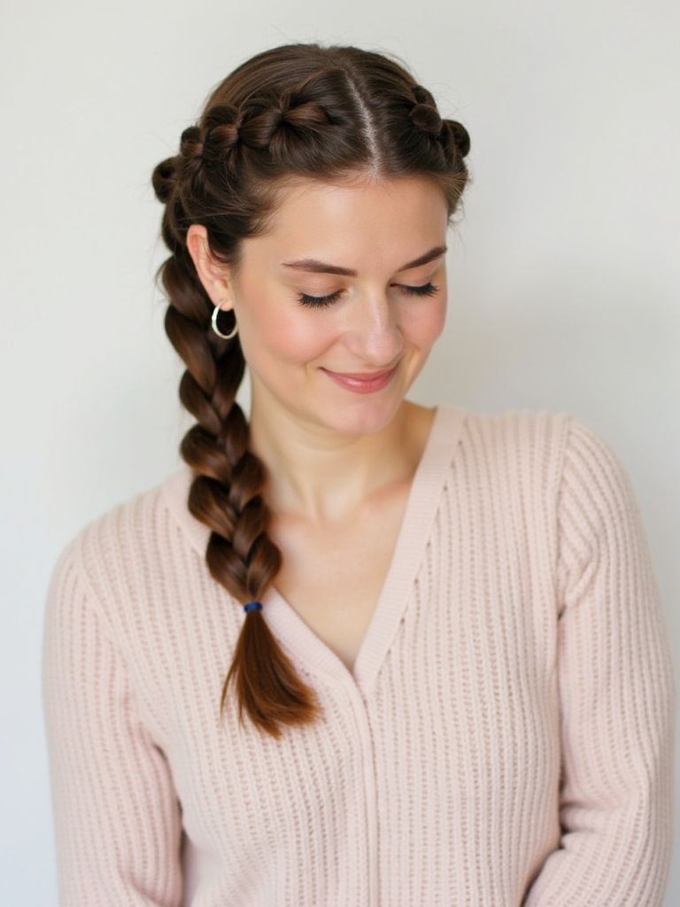 Cute Easy Hairstyles: French Twist