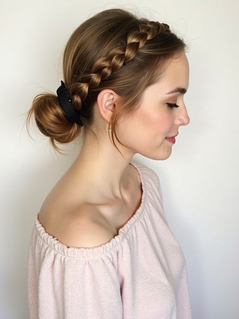 Cute Easy Hairstyles: Bandana Updo