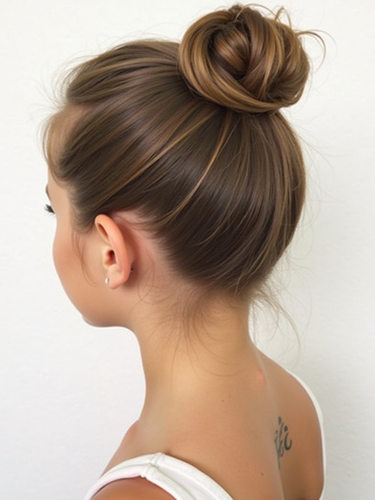 Cute Easy Hairstyles: Side Braid with Ribbon