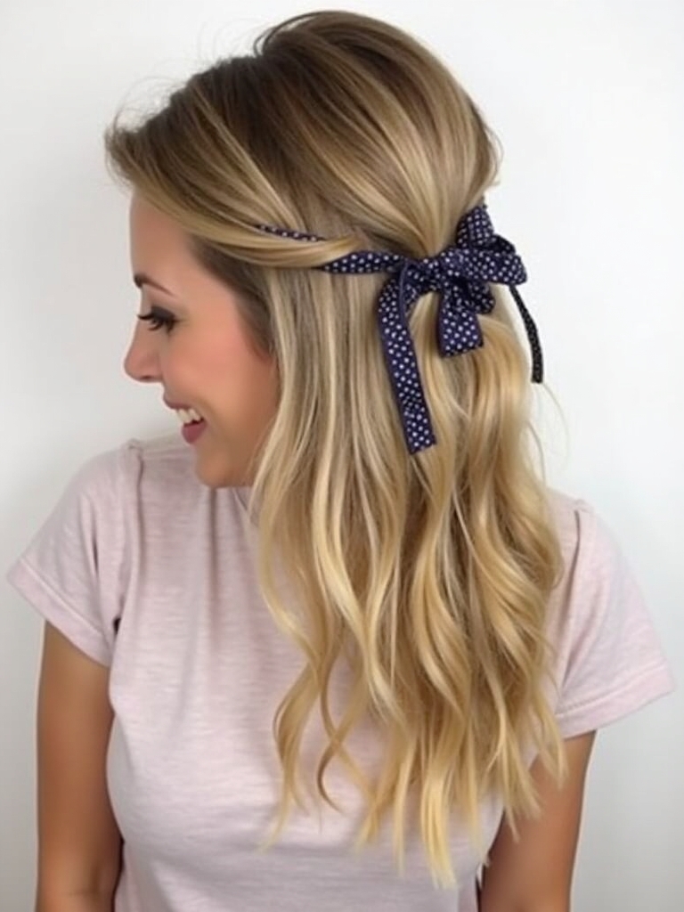 Cute Easy Hairstyles: Space Buns with Glitter