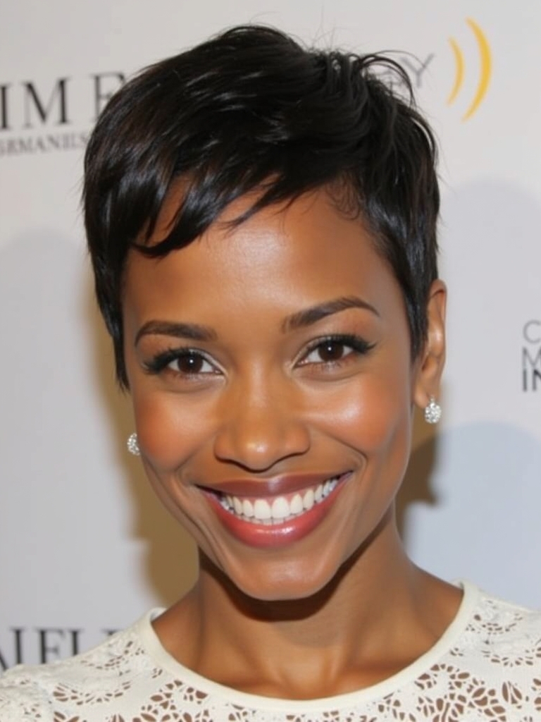 Short Pixie Haircuts for Black Women 50: The Low-Maintenance Wash-and-Go Pixie