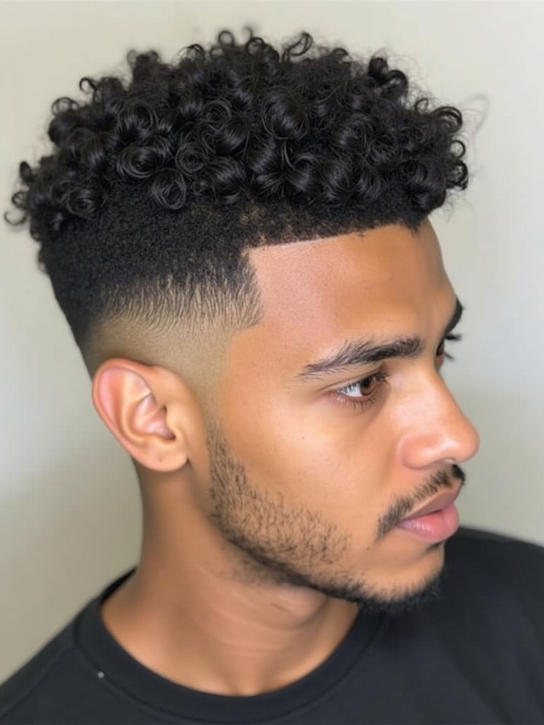 Curly Hairstyles for Guys: The Undercut