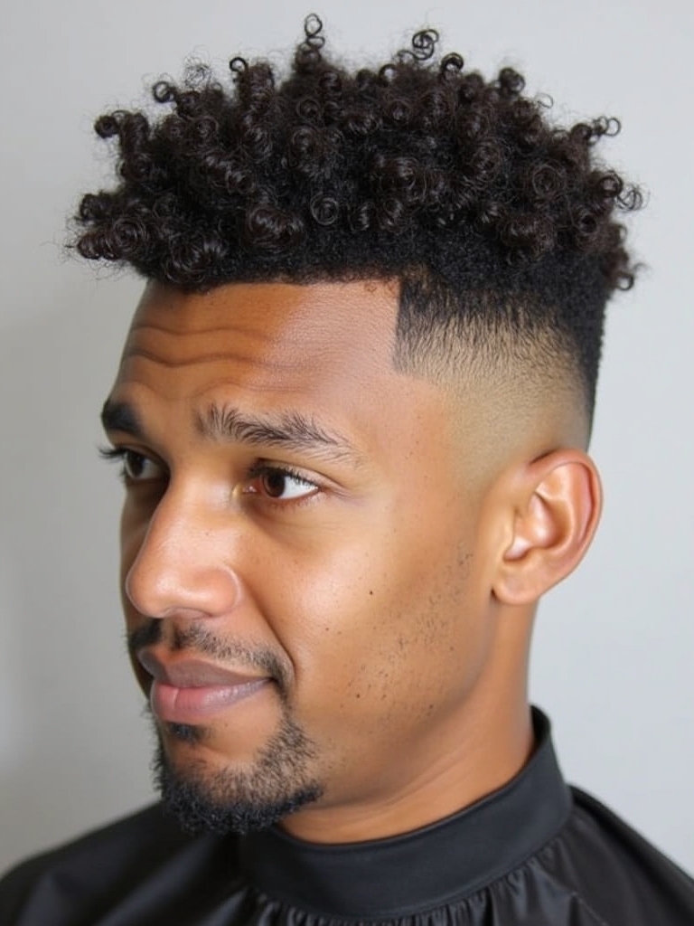 Curly Hairstyles for Guys: The Short and Messy