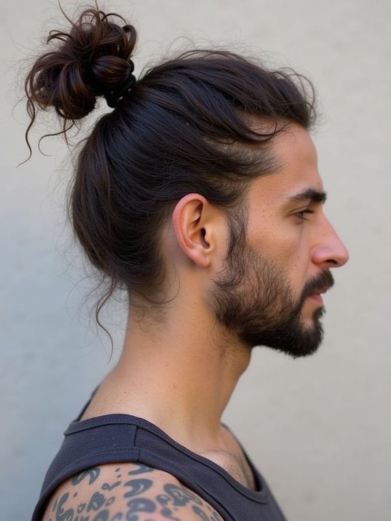 Curly Hairstyles for Guys: The High Top Fade