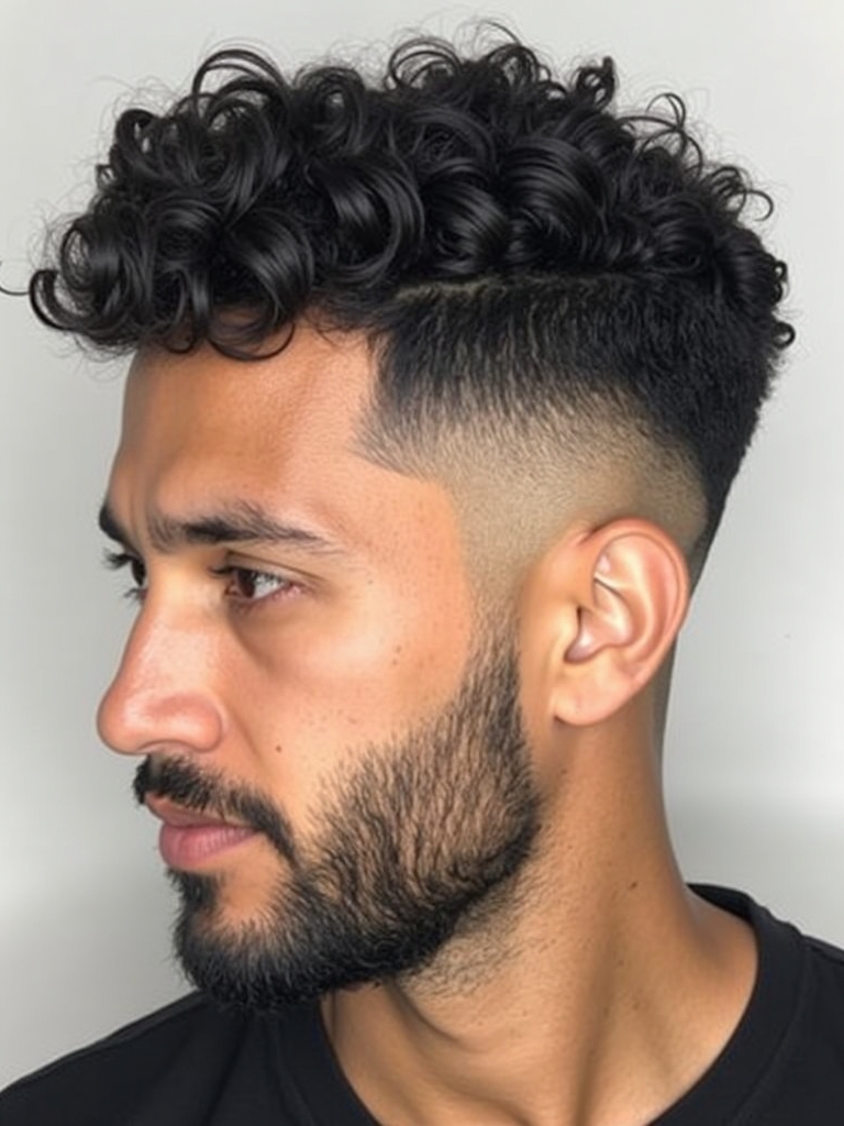 Curly Hairstyles for Guys: The Curly Quiff