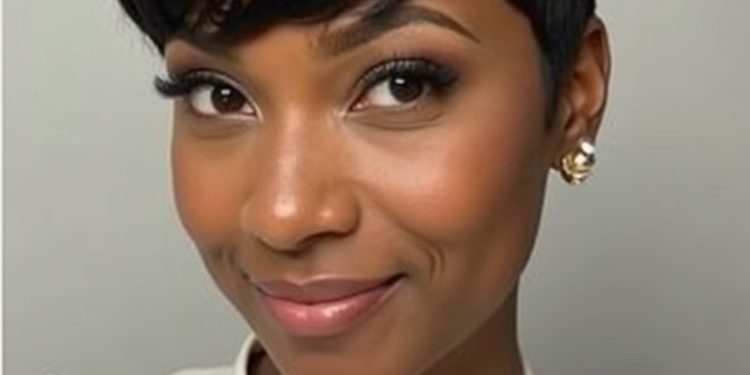 Short Pixie Haircuts for Black Women 50: Silver Siren Pixie