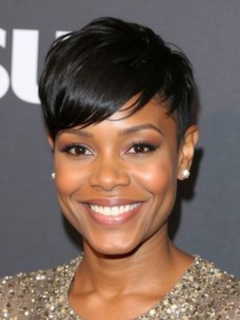 Short Pixie Haircuts for Black Women 50: Soft and Layered