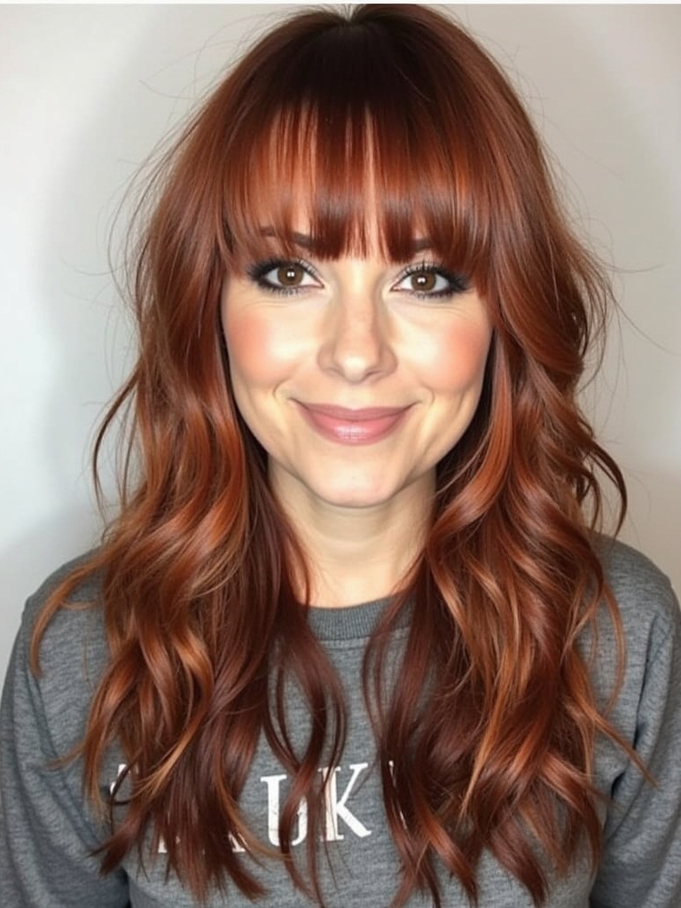 40 Edgy Hair Color Ideas Copper: Rusty Copper Shade