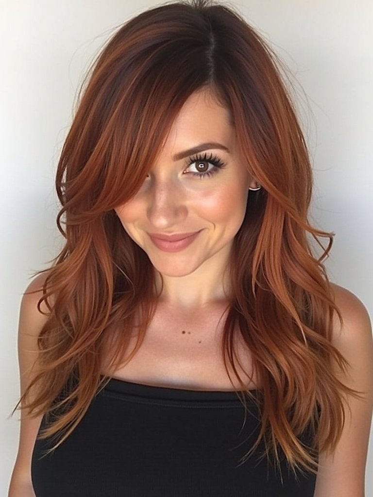 40 Edgy Hair Color Ideas Copper: Pumpkin Spice Copper