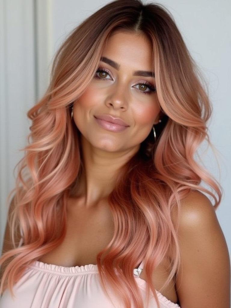 40 Edgy Hair Color Ideas Copper: Copper Lowlights