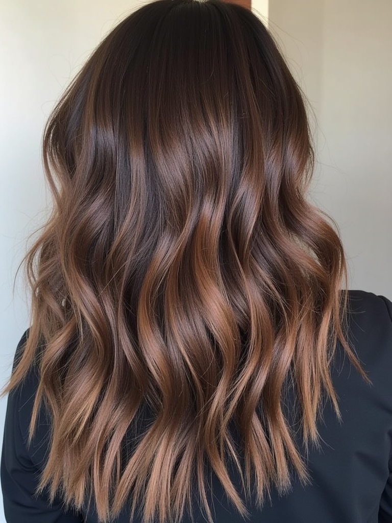 Fall Brown Hair With Mulled Wine Undertones