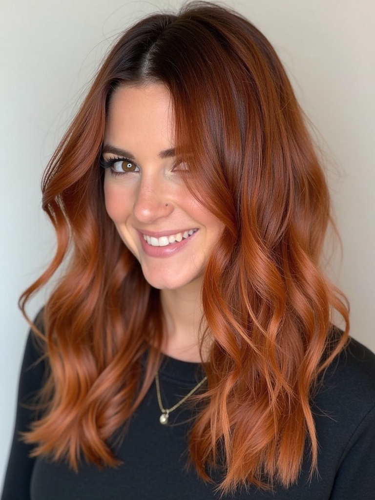 Copper Auburn: 51 Captivating Copper Hair Color Ideas