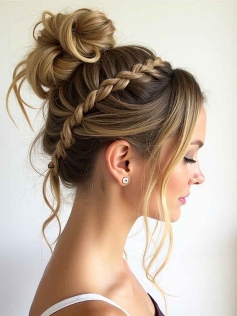 Braided Celtic Knot Updo