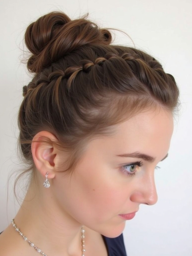 Braided Bohemian Updo
