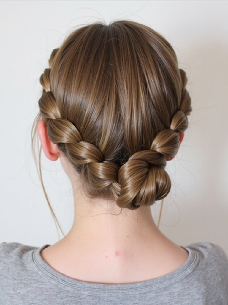 Pull-Through Braid Updo