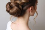 Braided Side Sweep Updo