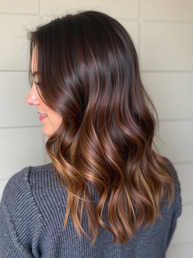 Fall Brown Hair With Mocha Magic
