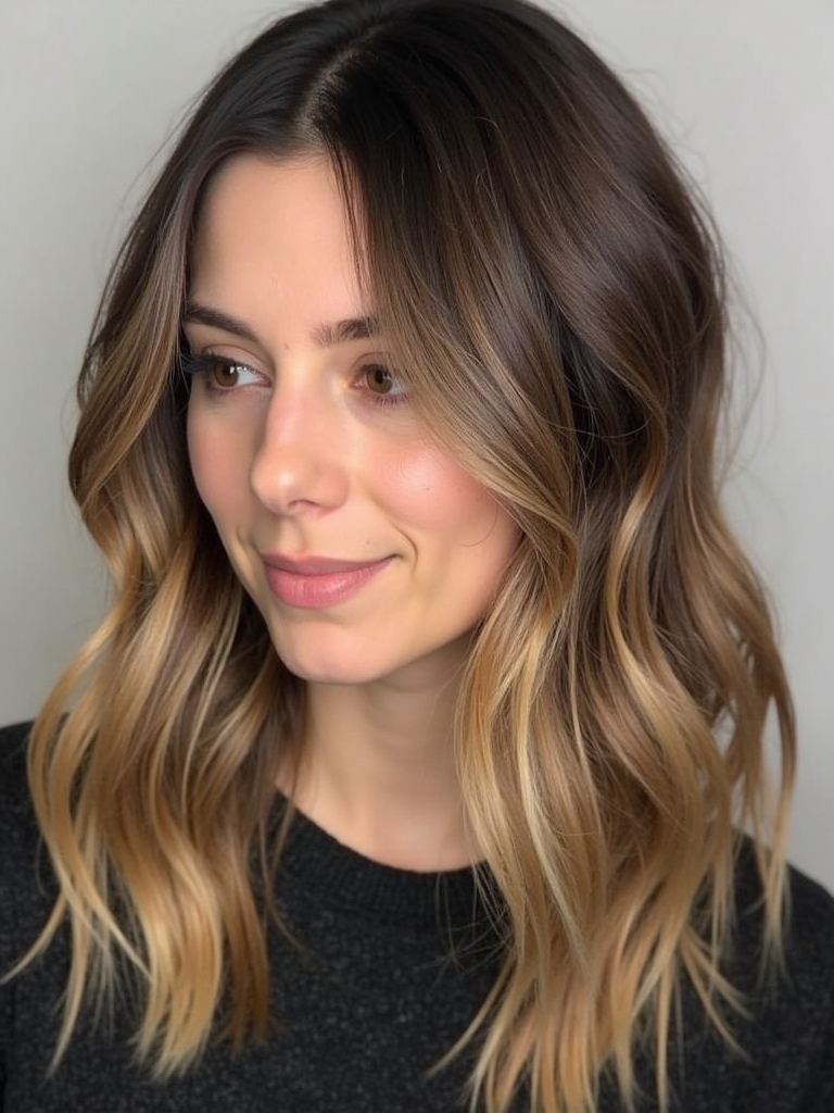 Cool Tone Brown Hair with Dark Ash Base
