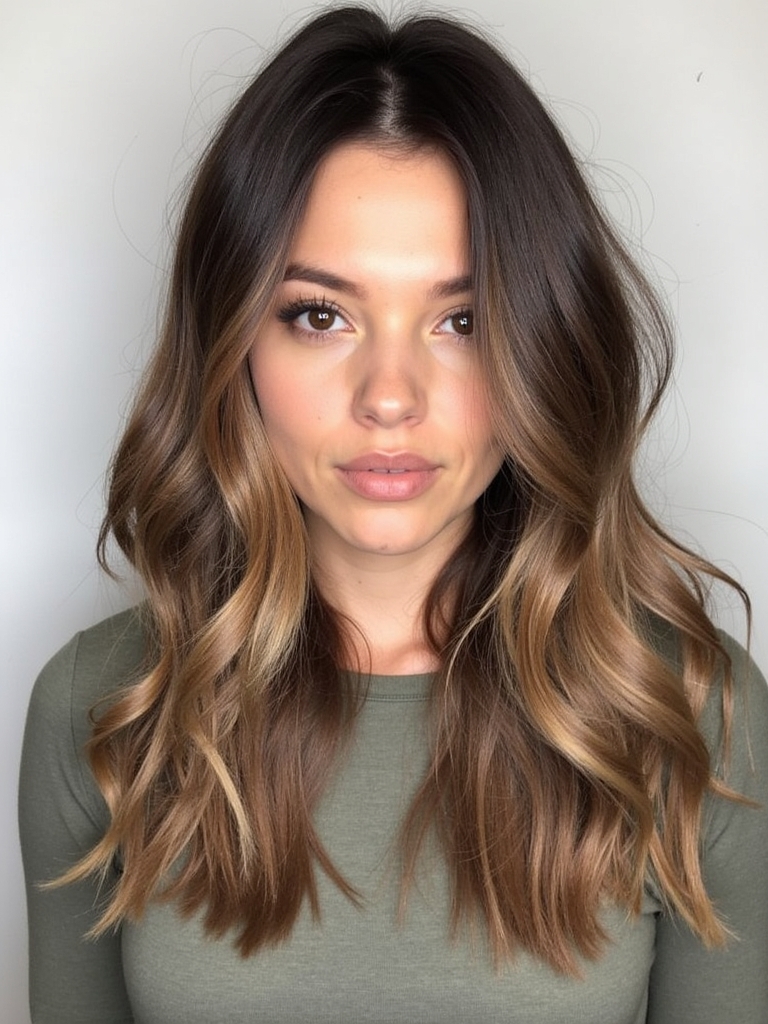 Cool Tone Brown Hair with Ashy Undertones